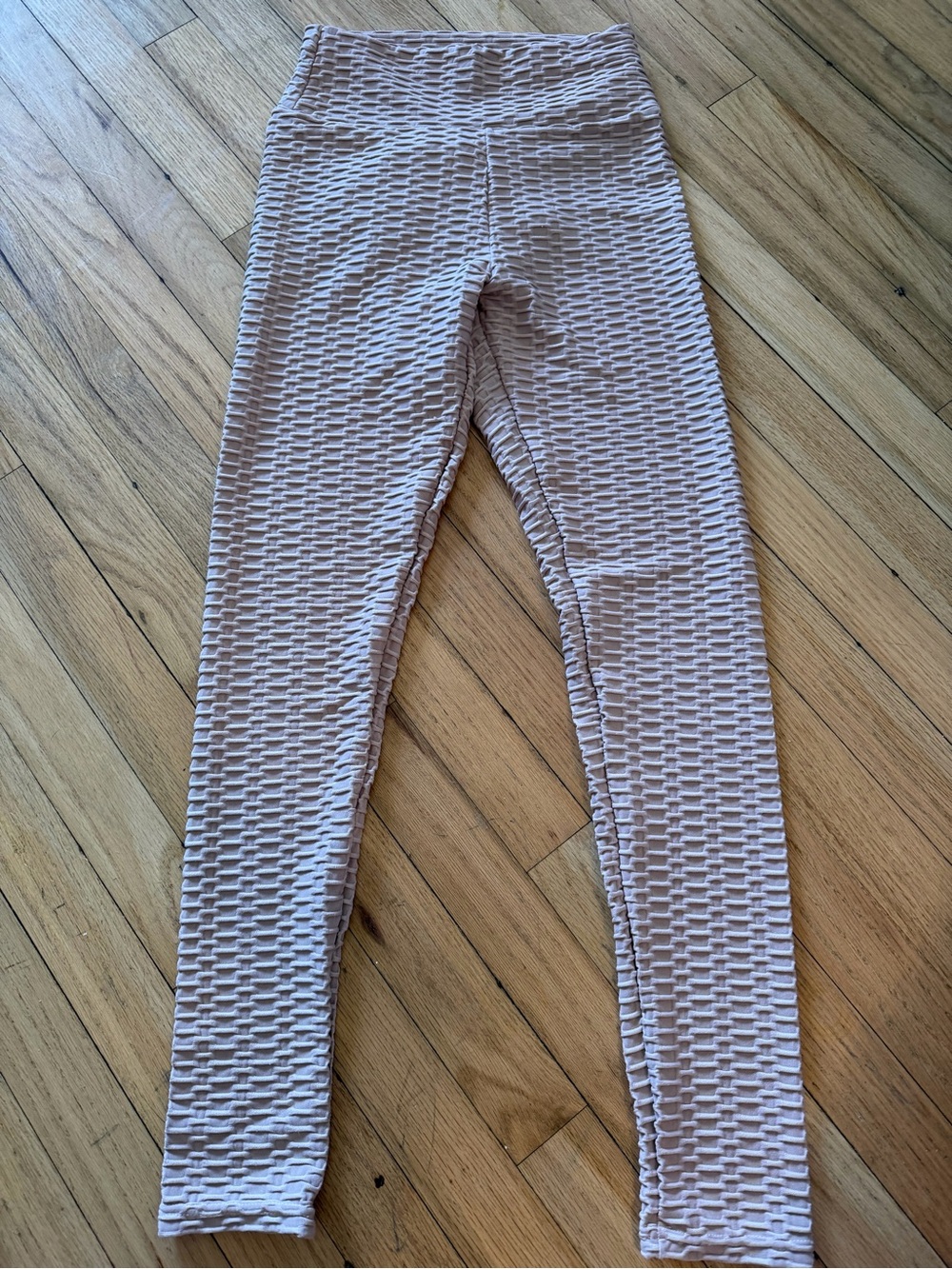 Women’s Textured High-Waist Leggings - Pink